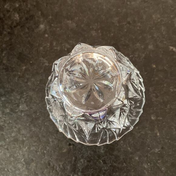 Vintage Lead Crystal Glass Votive Candle‎ Holder - Picture 4 of 4